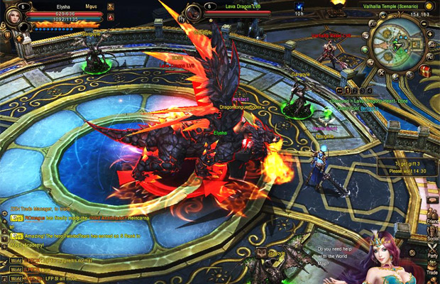 War of the Immortals Dragon Battle